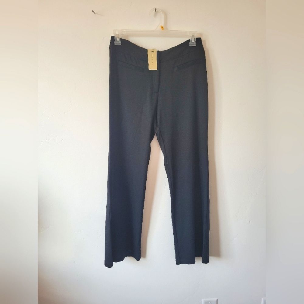 NEW Studio M Dress Pants Slacks Trousers Black Soft Office Workwear Size 12
